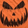 Womens Weeping Wendell Pumpkin T Shirt Funny Halloween Jack O Lantern Horrifying Smile Tee For Ladies - Crazy Dog Women's T Shirt - 2 of 4