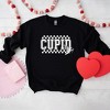 Simply Sage Market Women's Graphic Sweatshirt Cupid Varsity Checkered - 3 of 3