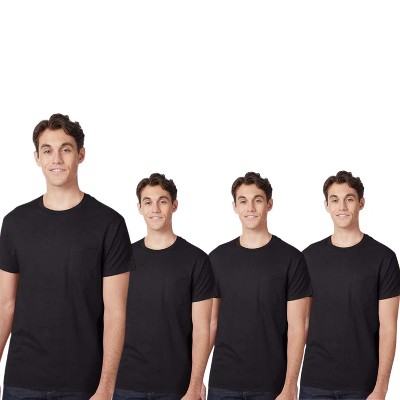 EG PRO Men’s Pocket T-Shirt 4 Pack – Authentic Cotton Tee for Casual and Daily Wear