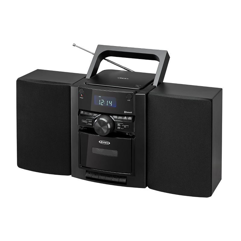 JENSEN CD-785 Portable Stereo Bluetooth CD Music System with Cassette and Digital AM/FM Radio, 1 of 7