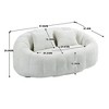 NicBex Bean Bag Sofa,Beanbag Chair with Armrests and Pillows,Oversized Lounge Sofa for Couples,Comfy Chair for Living Room Bedroom - 3 of 4
