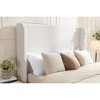 California King Upholstered Platform Bed with 55" High Headboard - 4 of 4