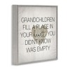 Stupell Industries Heartwarming Grandchildren Phrase, 12" x 12" - 3 of 4