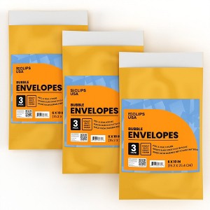 84772: Manila Bubble Envelopes, 6x10, 3 Pack (48 Packs) - 1 of 4