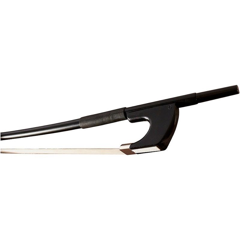 Glasser Bass Bow Fiberglass Half-Lined Frog Leatherette Grip, 1 of 2