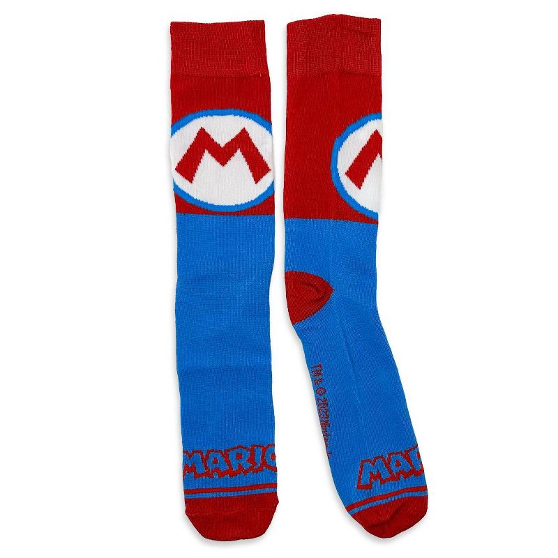 Super Mario 5pk Crew Sock Bundle, 4 of 12
