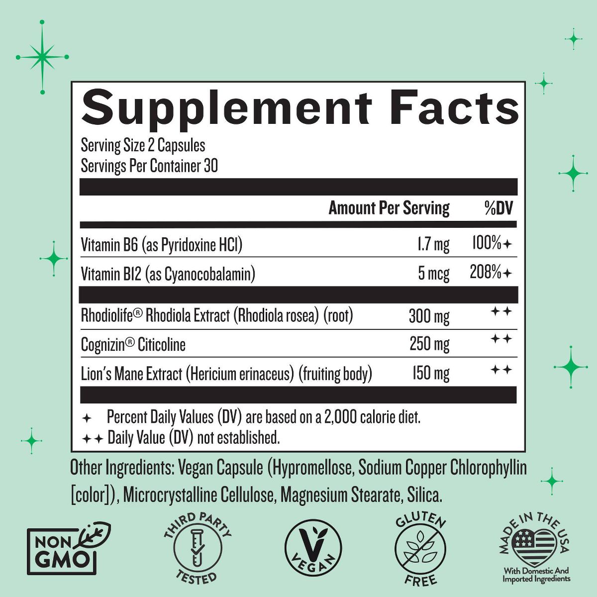 Legendairy Milk Clever Girl - Focus Support Dietary Supplement Capsules - 60ct - thumbnail 3