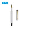 Unique Bargains Business Office Metal Smooth Writing Black Ink Ballpoint Pens 3 Pcs - 3 of 4