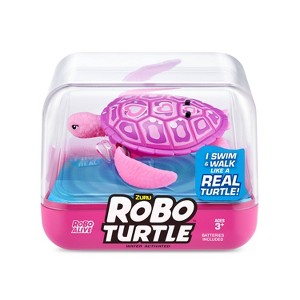 Robo Turtle Robotic Swimming Turtle Pet Toy - Pink by ZURU - 1 of 4