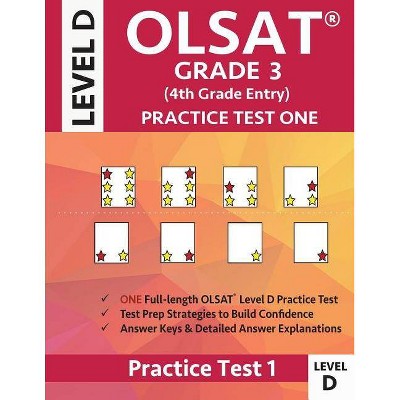 OLSAT Grade 3 (4th Grade Entry) Level D - by  Origins Publications (Paperback)