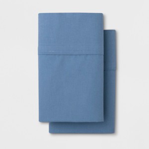 Solid Easy Care Pillowcase Set (Standard) Light Blue - Made By Design