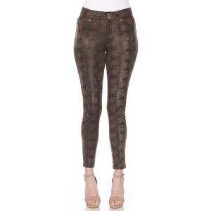 Women's Faux Suede Snake - White Mark - 1 of 4