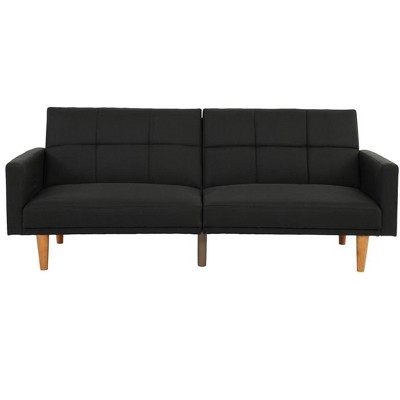 NicBex Modern Comfy Loveseat Sofa Convertible Sleeper Sofa Bed Tufted Buttons Sofa Couch with Wood Legs for Living Room,Apartment