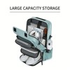 Luupatchy 18.1" Anti-Theft Travel Backpack with Separate Shoe Compartment & Convertible Duffel Design,Travel Bag for Business, Hiking, Camping - 4 of 4