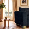 1-Seater Plush Cloth Soft Sofa Chair with High Sofa Legs, Easy Cleaning, and Fun Assembly - 4 of 4