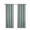 PAGED Printed Heathered Slub Blackout Curtain for Bedroom,Window Curtain Panel with Grommet Top,Living Room Curtains Machine Washable - 2 of 4