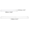 Unique Bargains Metal Non-slip Expandable No Drilling Kitchen Shower Tension Curtain Rod - 2 of 4