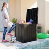 NicBex Decx Boxes with Lid,Waterproof Resin Storage Box for Indoor and Outdoor Use,Decx Boxes for Package Delivery,Patio Cushions - 2 of 4