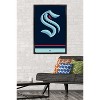 Trends International NHL Seattle Kraken - Logo 21 Framed Wall Poster Prints - 2 of 4