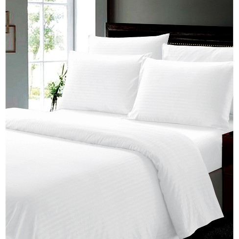 Noble House Easy Care 1800 Embossed 6pc Wrinkle Resistant  Super SoftSheet Set With 18" Deep Pockets - image 1 of 4