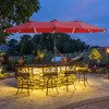 Osparple 15x9 FT Beach Umbrella Rectangular Patio Umbrella with Base Included Large Umbrella with Light and Base - 3 of 4