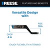 REESE Trailer Hitch Ball Mount, Fits 2 Inch Receiver, 6 Inch Drop, 5 Inch Rise, Tow Accessories for Truck and SUV, 16,000 lbs Capacity, Black - 4 of 4