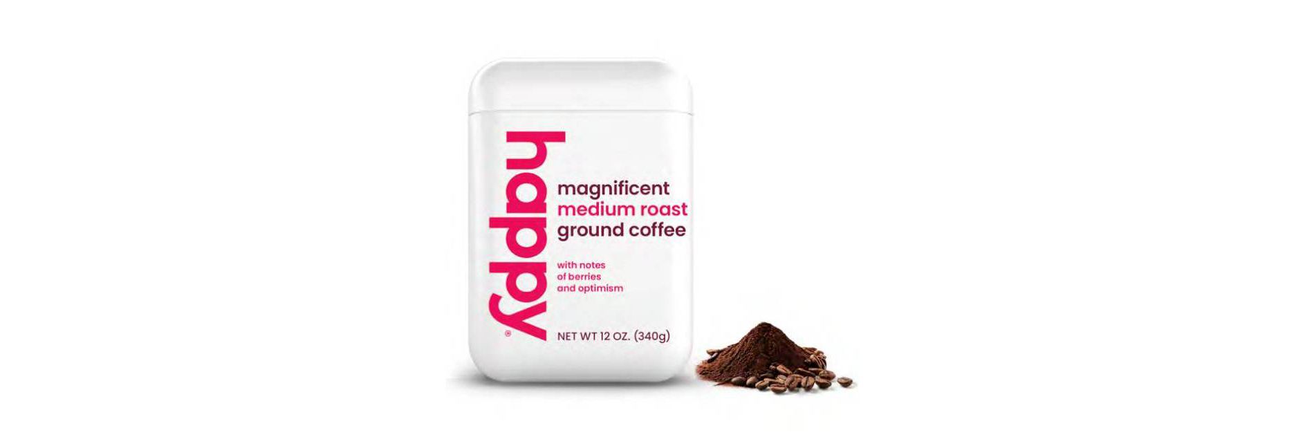 Happy Medium Roast Ground Coffee - 12oz
