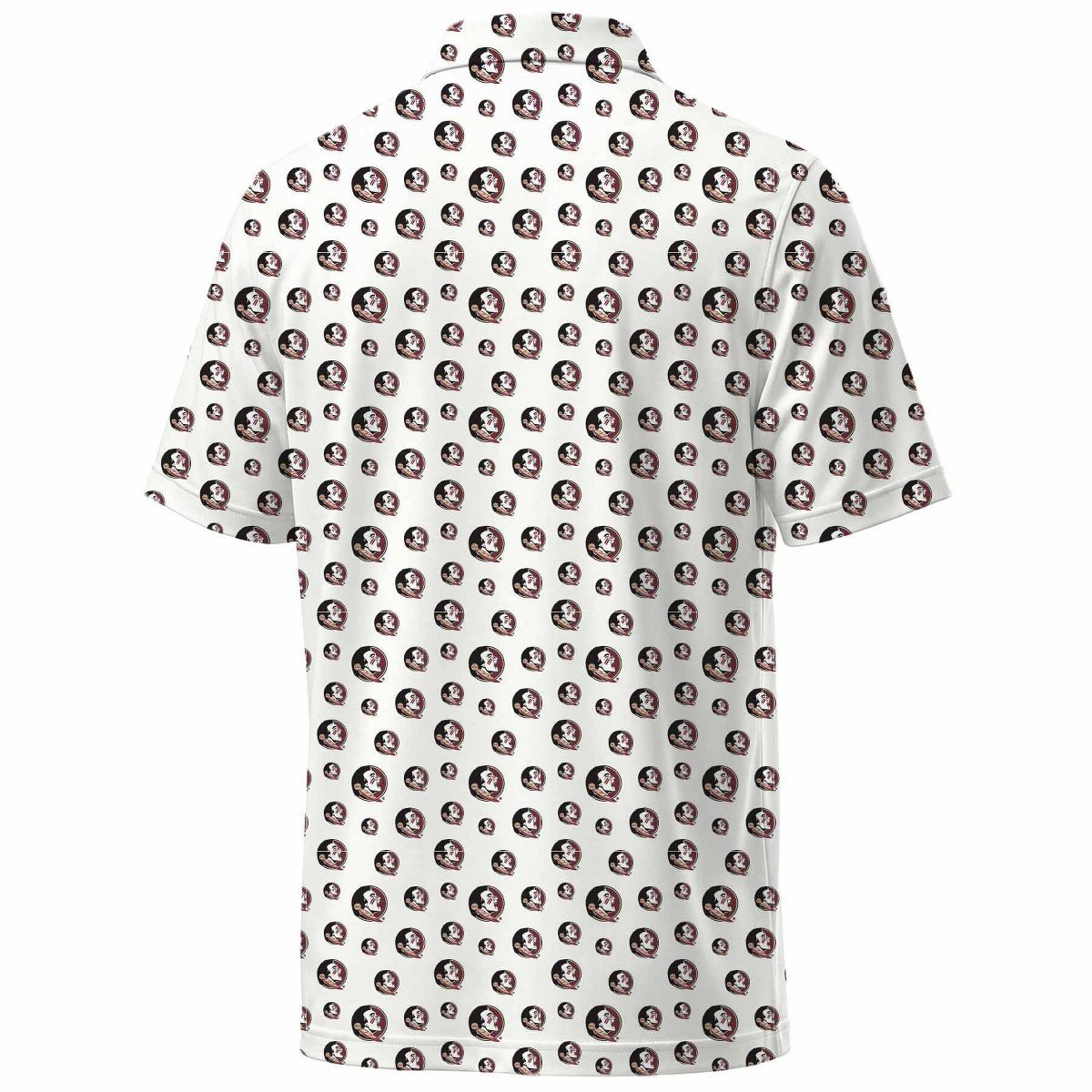 NCAA Florida State Seminoles Men's All Over Polo Shirt - thumbnail 2
