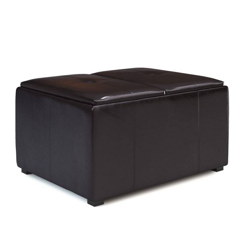 Franklin Square Coffee Table Storage Ottoman and benches - WyndenHall, 1 of 13