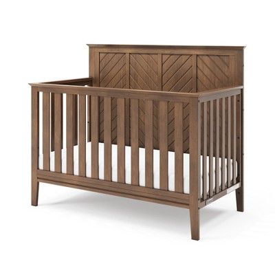 Child Craft Atwood 4-in-1 Convertible Crib, Converts to Day Bed, Toddler Bed and Full Size Bed, 3 Adjustable Mattress Positions, Baby Safe Finish