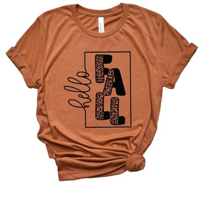 Simply Sage Market Women's Hello Fall Square Short Sleeve Graphic Tee