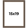 PosterPalooza | Sculpted Silver Picture Frame - UV Acrylic, Foam Board Backing, Hanging Hardware - 2 of 4