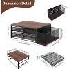 2-Tier K-Cup Organizer with Sliding Drawers, 60-Capacity Coffee Bar Station with Cup & Lid Holder - 2 of 4