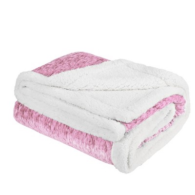 Catalonia Fleece Throw Blanket, Super Soft Fluffy Fuzzy Comfy Velvet Plush Fleece TV Blankets and Throws for Sofa, 50x60 inches, Melange