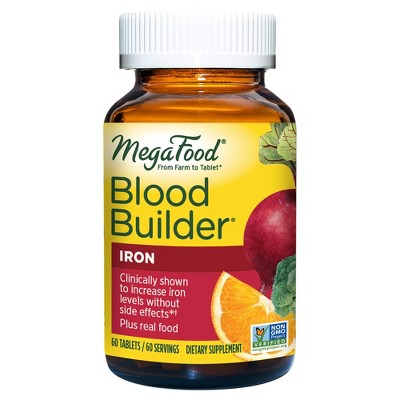 MegaFood Blood Builder Vegan Supplement - 60ct
