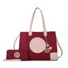 MKF Collection Louise Women’s Tote Bag and Wallet Set by Mia K - 2 of 4