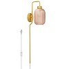 32" Otto Retro Wall Sconce Pink - River of Goods: Metal & Glass, Inline Switch, UL Listed - image 2 of 4