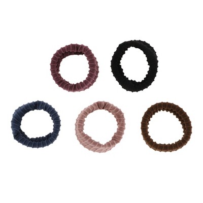 pink, brown, purple, blue, black