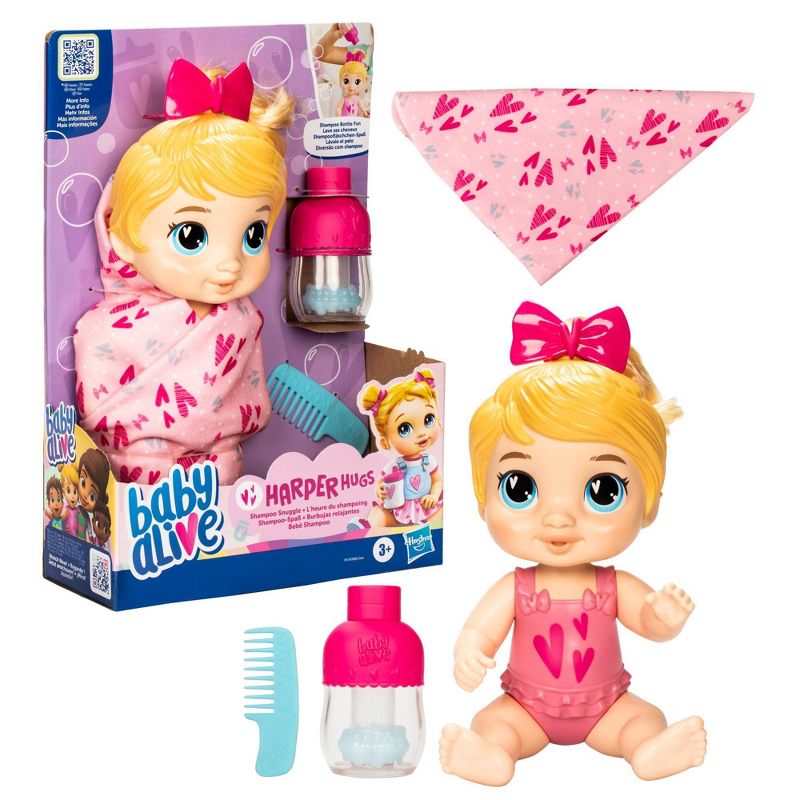 Baby Alive Shampoo Snuggle Harper Doll, 4 of 14