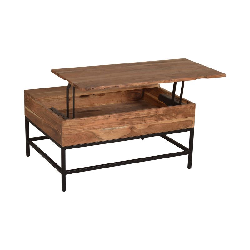 Springdale Lift Top Cocktail Table Brown - Treasure Trove Accents, 4 of 11