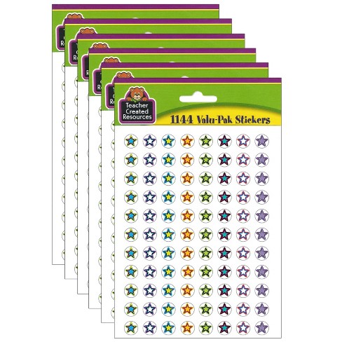 Smiley Stars Mini Stickers Valu-Pak - TCR5141