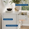 Fluted Dresser for Bedroom 42.9" Tall, 5-Drawer Wood Dresser for Bedroom, Modern Chest of Drawers, Storage Organizer Cabinet - 2 of 4