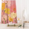 Gale Switzer Flower Market Ranunculus Shower Curtain - Deny Designs: Abstract Microfiber Bath Decor, Machine Washable - 2 of 2
