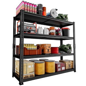 Adjustable Heavy Duty Metal Shelving Unit - 1 of 4