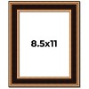 PosterPalooza | Photo Size Weathered Gold Picture Frame - UV Acrylic, Foam Board Backing, Hanging Hardware - 2 of 4