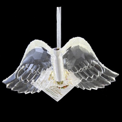 Holiday Ornament 3.5" Spirit Of Christmas Wings Angel Message From Heaven  -  Tree Ornaments