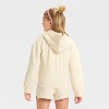 Girls' Zip-Up Fleece Hooded Sweatshirt - Cat & Jack™ - 2 of 3