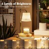 FAAYFIAN Adjustable Candle Warmer Lamp with Timer,Wood Base Metal Shade,Birthday Gifts for Women Mom - 3 of 4