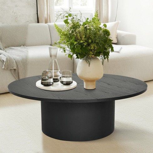 Target black deals round coffee table