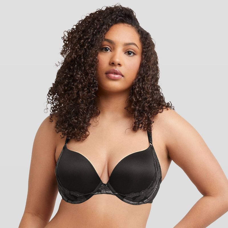 Maidenform Self Expressions Women's 2pk Convertible Push-Up Lace Wing Bra 5809, 5 of 10